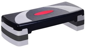 HOMCOM Step Fitness Aerobic Stepper Altura Ajustável Superfície Antiderrapante 78x29x20 cm | Aosom Portugal