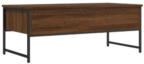 Mesa centro 101x49x39,5 cm derivados madeira carvalho castanho
