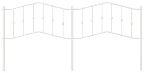 Cabeceira de cama 193 cm metal branco