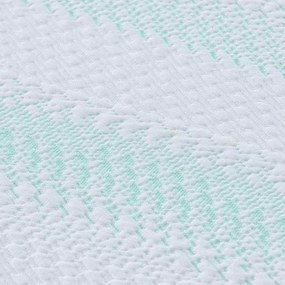 Protetores de Colchão Outros Branco e Verde 140 x 200 cm