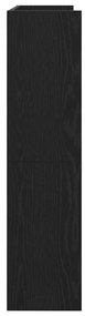Sapateira 80x25x100 cm derivados de madeira preto