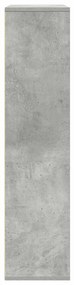 Estante 89x24x101,5 cm derivados de madeira cinzento cimento