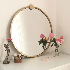 Espelho A708 – Dourado – 60 x 60 x 2,2 cm