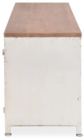 Móvel de TV 120x30x40 cm branco