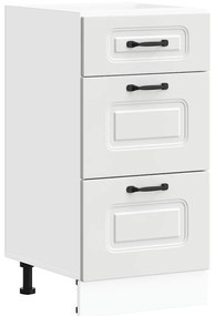 vidaXL Armário de cozinha baixo Kalmar madeira artificial branca