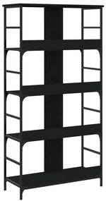 Estante 78,5x33x153 cm derivados de madeira preto
