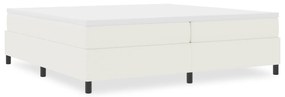 Cama Box de Primavera vidaXL Creme 200x200 cm Tecido de Corduroy