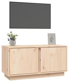Móvel de TV 80x35x40,5 cm madeira de pinho maciça