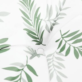 Almofadão banco jardim 180x50x7 cm tecido oxford padrão folhas