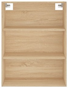 Armário alto 69,5x34x180 cm derivados de madeira cor sonoma