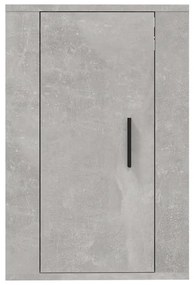 Móvel de TV de parede 40x34,5x60 cm cinzento-cimento