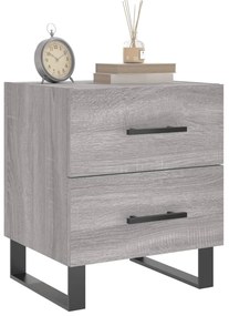 Mesa cabeceira 40x35x47,5 cm derivados madeira sonoma cinza