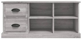 Móvel de TV 102x35,5x47,5 cm derivados de madeira cinza sonoma