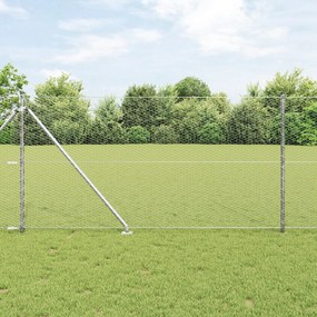 Cerca Hexagonal vidaXL 1x10 m Aço Galvanizado