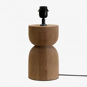 Base De Candeeiro De Mesa Diniz Em Madeira De Mangueira Madeira De Manga & ↑20 Cm - Sklum