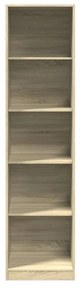 Roupeiro 50x50x200 cm contraplacado carvalho sonoma