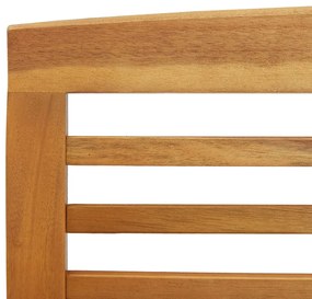 2 pcs conjunto lounge de jardim madeira de acácia maciça