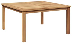 Mesa de centro Castanho 85 x 85 x 45 cm Madeira de teca sólida