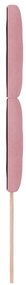 Cabeceira Rosa vidaXL com Blocos de Diamante 90 cm de Veludo, Cabeceir