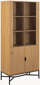 Vitrine com efeito de madeira Jaipur