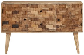 Aparador 110x30x70 cm madeira de mangueira maciça