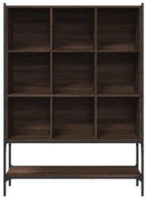 Estante 102x30x141,5 cm derivados de madeira carvalho castanho