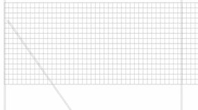 Cerca Euro Cinza 1.4 x 10 m Aço