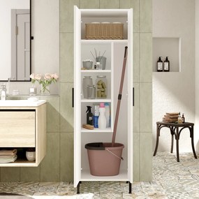 Armário Multiuso DY1 – Branco – 50,4 cm x 165 cm x 35,7 cm
