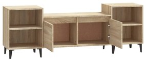 Móvel de TV 160x35x55 cm derivados de madeira carvalho sonoma