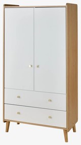 Roupeiro de 2 portas, Moonlight branco
