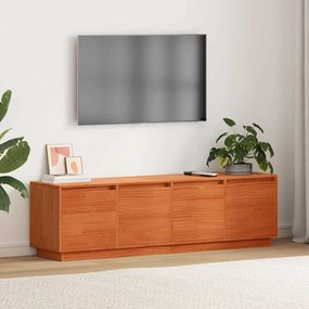 vidaXL Gabinete para TV com armazenamento com porta Castanho 156 x 37 x 45 cm
