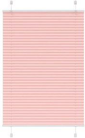 Rosa Plissada Cega 100x150 cm Largura Tecido 99,4 cm Poliéster