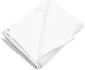 Lona 260 g/m² 8x10 m PEAD branco
