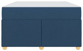 Estrutura de cama com colchão Outros Azul 120 x 200 cm tecido