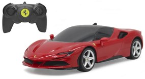 Carro Telecomandado Ferrari SF90 Stradale 1:24 2,4GHz Vermelho