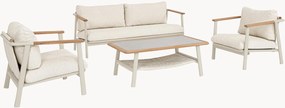 Conjunto lounge de jardim Leonida, conjunto de 4
