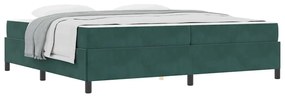 Estrutura da Cama Branco e Cinza Claro 200 x 200 cm Veludo