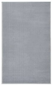 vidaXL Passadeira 100x150 cm polipropileno cinzento