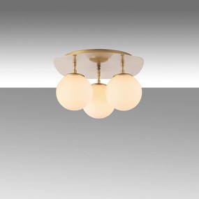 Candeeiro de Teto Well – Dourado – 37 x 44 x 25 cm