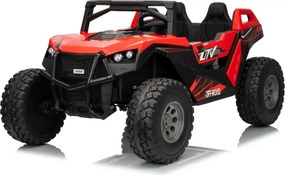 Buggy elétrico para Crianças 24V 2 Lugares RTR Monster Speed 4x4, Rodas Espuma EVA, assento couro ecológico Vermelho