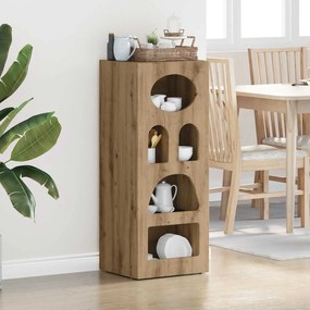 vidaXL Buffet Carvalho Artesanal 40 x 35 x 100,5 cm Madeira processada