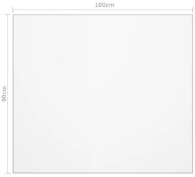 Protetor de mesa 100x90 cm 2 mm PVC mate
