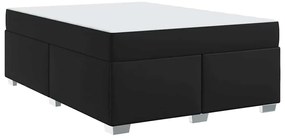 Estrutura da Cama Outros Preto 160 x 200 cm Couro sintético