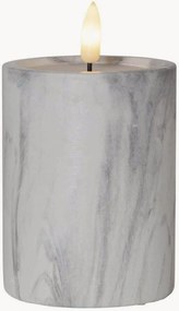 Vela cilíndrica LED com temporizador Flame Marble