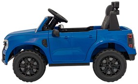 Carro elétrico para Crianças 12V Ford Ranger LIFT Assento de couro, Rodas de EVA Azul