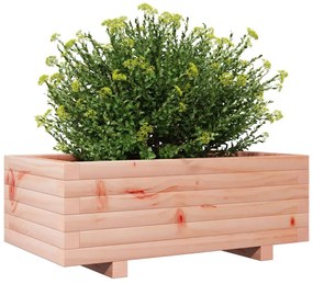 Vaso/floreira de jardim 70x40x26,5 cm madeira de douglas maciça