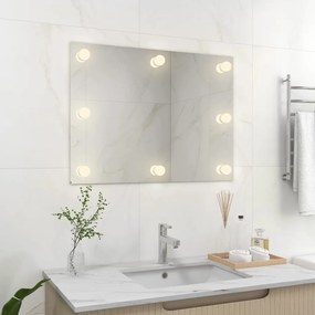 Espelho de Parede Guze com Luz LED Regulável - 80x60cm - Design Modern