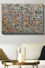Pintura Decorativa em Tela 390474070 – Multicolor – 70 x 100 cm