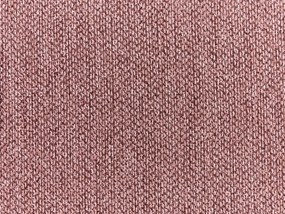 Sofá de canto 4 lugares em tecido castanho rosado à direita BREDA Beliani