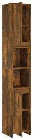 Armário WC 30x30x183,5 cm derivados de madeira carvalho fumado